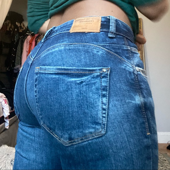 Zara Petite Blue Jeans - Picture 3 of 6